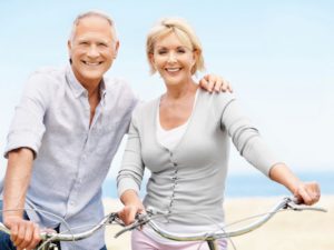 Couple Biking